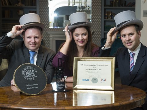 HAT TRICK OF AWARDS FOR THE MONTENOTTE HOTEL